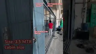 Hydraulic goods lift #goods Elevator #elevator #heavy equipment