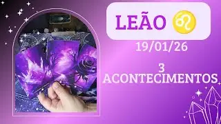 LEÃO ♌ 19/01/26 Seu tempo é muito precioso para usar com quem não te respeita ✋🏻