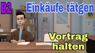Einkäufe tätigen Vortrag