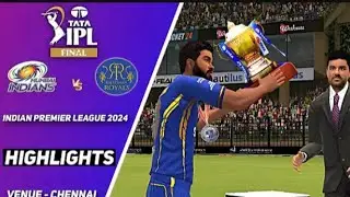 MI VS RR | THE FINAL | HIGHLIGHTS| RCPL / IPL 2024 | REAL CRICKET 24 