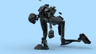 Lego Star Wars buildable figure set 75120 K-2SO from 2016 superhero landing 360&deg;