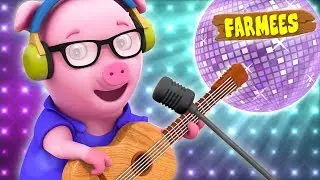 Oink Oink Pig | Original Nursery Rhyme | Children's song | Baby Rhymes | Kid Songs Farmees