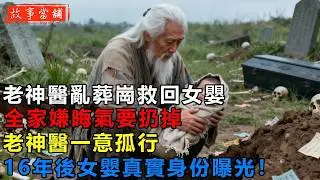 老神醫亂葬崗救回女嬰，全家嫌晦氣要扔掉，老神醫一意孤行，16年後女嬰真實身份曝光！| 民間故事 | 故事當舖
