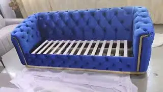 Velvet Chesterfield Sofa（SKU：3004）
