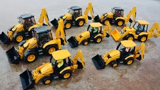 JCB 5cx washing in river | tractor trolley videos | jcb 3dx | jcb cartoon video | jcb cartoon