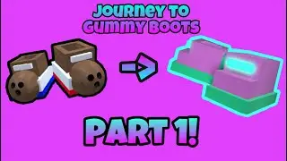 Journey to Gummy Boots #1 (1T HONEY SPENT ON MY HIVE!) | Roblox Bee Swarm Simulator