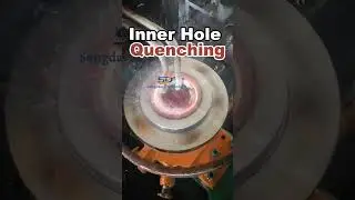 The inner hole of the component has been quenched to enhance its hardness and durability.#quenching