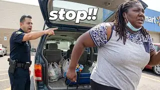 Cops Surprise Karen Who Steals and Acts Innocent