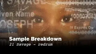 Sample Breakdown: redrum - 21 Savage