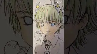 Ai filter on anime coloring pages #shorts #anmie