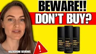 HALOGROW REVIEW (❌SCAM OR LEGIT?✅) HaloGrow Hair Spray Reviews - Does HaloGrow Work? HaloGrow Amazon
