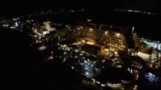 Cancun at Night - Drone Aerial