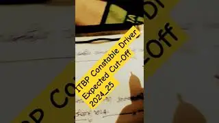 ITBP Constable Driver Expected Cut Off 2024 | ITBP Constable Safe Score 2024 Analysis