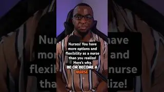 Here&rsquo;s why you have options and flexibility as a Nurse!#nursing #shorts