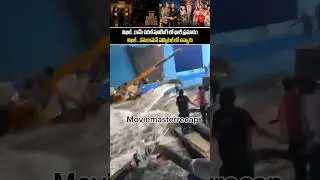 On the set of The Indian House Ram Charan Nikhil Movie Shooting Major Accident Live Visuals