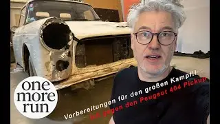Hammer. Kraft. Blech. Schweissen üben und altes Blech raushauen.