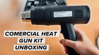 Essential Commercial Heat Gun Kit Unboxing: Your Go-To Tool for DIY and Professional Use