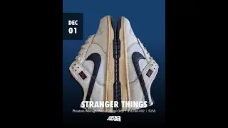 Stranger Things x Nike Dunk Low Black - December 1, 2025