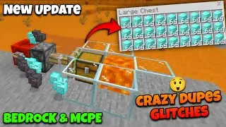 New Update Duplication Glitch in Minecraft 1.22 Bedrock & Pocket Edition!