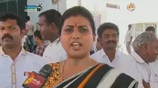 YSRCP MLA RK Roja Fire over Aqua Food Park Factory discharges - 31st Mar 17