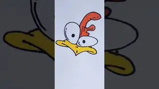 cartoon chicken #animeart #draw #cartoon