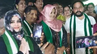 Janta Mitra Successful Program..!! Afreen Khan Spoke Person Statement.!! #jds #jantamitra #jantadal