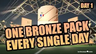 FIFA 22: How to make coins out of bronze packs? | I open a bronze pack every day | DAY 1