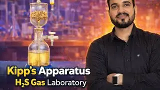 Kipp's Apparatus|| how to produce H2S gas in laboratory #chemistrylab @a2zpractical991 