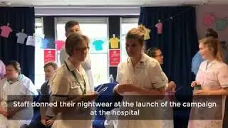 Ipswich Hospital launch the #EndPjParalysis campaign