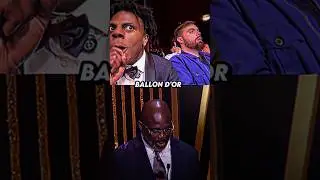 ISHOWSPEED reacts to ballon d&rsquo;or winner 2024 #shorts