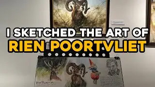 I sketched the wildlife art ofRien Poortvliet