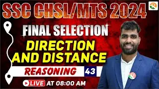 Direction and Distance-01 | SSC MTS Reasoning Classes | SSC CHSL Reasoning | All SSC Exam 2024
