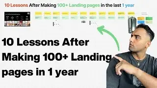 10 Lessons after building 100+ Landing pages in 1 year