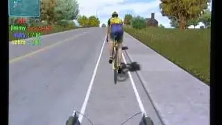 WebRacing Sample Bike Ride in New England