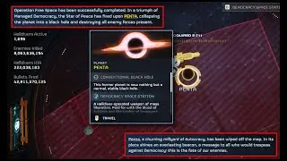 Helldivers 2 Major Order Success - Star of Peace Fired on Penta