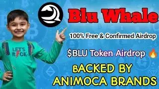 Blue Whale Airdrop 🐋 || Free+Confirmed 👌 || M Haqnawaz Free Earnings ✅