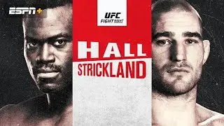 UFC Fight Night Hall Vs Strickland Full Card Prediction