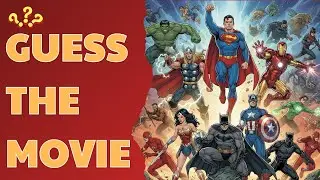 Guess the Movie from the Poster! 🎬 | Fun Quiz Challenge (DC/ Marvel/.....)