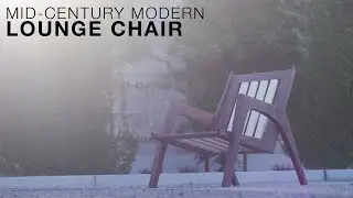 Building a Mid-century Modern Lounge Chair: Redux -- Plans Available!
