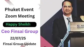 Phuket Event Zoom Live Updates Guest ||  Co - Founder Mr Happy Sheikh || the soilverse Latest update