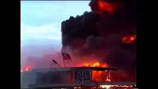 (UIT DE OUDE DOOS) Zeer grote brand Edah - Humpie Dumpie - Winkelcentrum Groot Driene Hengelo.