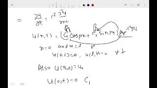 7 3 Application of PDE Solution of Heat equation with solved examples by dr  hitesh kumar