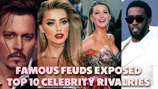 Top 10 Celebrity Rivalries That Went TOO FAR (2025) | Famous Feuds EXPOSED!