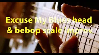 Excuse My Blues head & bebop scale improv