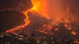 VOLCANO TODAY 🌋 eruption threatens villages in La Palma, Canary Islands, Spain 🇪🇸