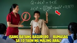 Batang nangangalakal, tinuwid ang mali ng guro—at napatigil ang buong klase!