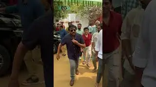 Megastar Chiranjeevi snapped at RC 16 Movie Ceremony | #chiranjeev #ramcharan #janhvikapoor #rc16