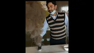 demonstration reaction sulphuric acid and potassium permanent || Bytedu || amazing reaction ||