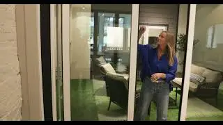 Tamara Day (Bargain Mansions, Magnolia TV) Shows How to Use a Panoramic Door