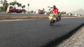 Yamaha R15 Stoppie (by BikeAdvice Author M.Naren)